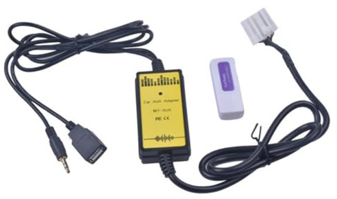 MAGICLULU Adaptador Auxiliar De Cd Cable Auxiliar Para Coche Amplificador Integrado Instalación y Intuitivo