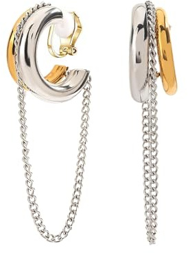 Ohrclips Damen Ohne Ohrlöcher Clip Ohrringe Gold Statement Klipp Ohrringe Hypoallergen Fake Ohrring No Piercing Schmuck