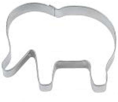 Torten Deko Shop Elefant Ausstechform, Edelstahl, 6 x 4.5 cm, 1 Stück