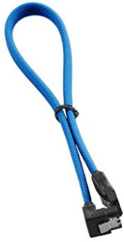 CableMod CM-CAB-RSAT-N30KLB-R ModMesh SATA 3 Kabel, rechtwinklig, Schwarz