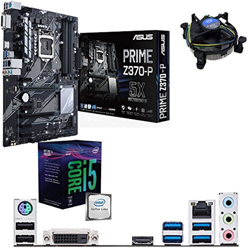Components4All Intel Coffee Lake Core i5 8500 3.0GHz (4.1GHz Turbo) CPU, ASUS Prime Z370-P Motherboard Pre-Built Bundle NO RAM