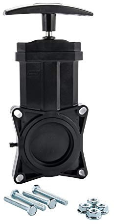 Camco Ersatz-Ablaufventil für Wohnmobile mit Griff – mit robustem Kunststoffgriff und Ventilöffnung mit 3,8 cm Durchmesser (39503)