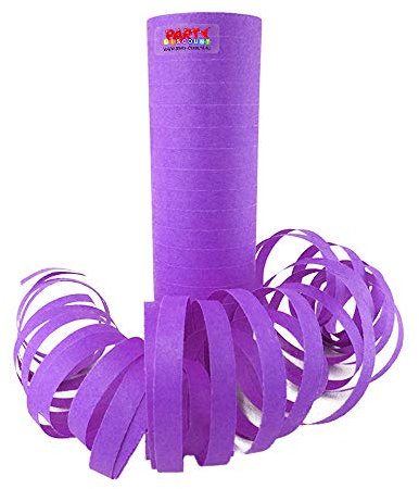 PARTY DISCOUNT Luftschlange Standard, lila, 1 Rolle