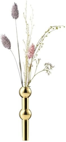 Stoff Nagel 9055, gold Vase, Metall, 10 x 2,4 cm