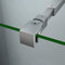Aica Sanitär Duschabtrennung Duschwand Walk in Dusche (Wandprofil 2m+Stabilisator 73-120cm T1, Chromoptik)