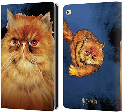 Head Case Designs Licenza Ufficiale Harry Potter Crookshanks Prisoner of Azkaban II Custodia Cover in Pelle a Portagoglio Compatibile con Apple iPad Air 2 (2014)