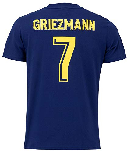 FC Barcelona Morefootballs - Offizielles T-Shirt für Herren - 2020/2021 - Large (L) - FCB Kurzarm Shirt - Fanartikel - Fussbal Trikot