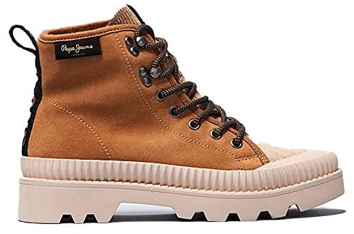 Pepe Jeans Botines De Piel Ascot Desert marrón