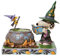 Enesco Peanuts by Jim Shore Hexe Snoopy und Woodstock Figur umgeben einen Kessel, 14 cm, Mehrfarbig