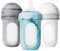 Boon NURSH Reusable Silicone Pouch Bottles - 8oz - Tie Dye (3pk)