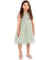 Maya Deluxe Mädchen^Mädchen Paillettenverziertes Hochzeit und Geburtstag Festlich mit Bandschleife Brautjungfernkleid Kleid, Green Lily, 5 Years