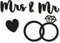 Papierdrachen Wanddekoration aus Holz - Hochzeit - ideale Deko für die Hochzeits-Location - Mr & Mrs - Stuhl-Deko oder Türschild - Set 10