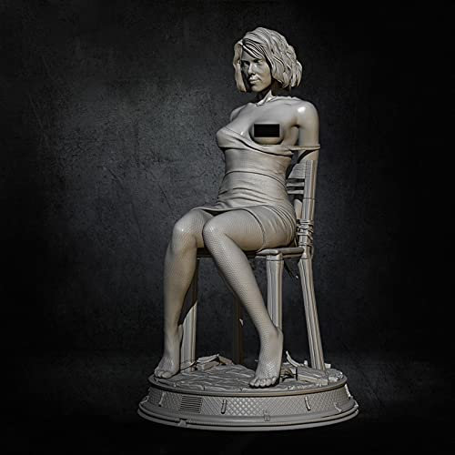 1/24 Sci-Fi-Agent Kriegerin Kunstharzfiguren-Kit Unmontierte und unbemalte Miniaturen/cK-7925 Goodmoel