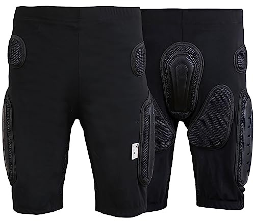 BULLDT Protektorenhose Herren Radunterhose Kurz Hosenprotektor-Shorts für Motorrad und Fahrrad, Motocross, Skateboarding, Snowboarden und Skaten
