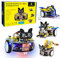 KEYESTUDIO Raspberry Pi Pico Robot Car Kit Micro Python C+, App Control, Incluye Bloques y Pico, Kit de Robot electrónico de Bricolaje para Adolescentes y Adultos