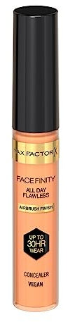 Max Factor Correttore Facefinity All Day Flawless, Correttore liquido, Formula vegan, Tenuta fino a 30 ore - 050, 7,8 ml