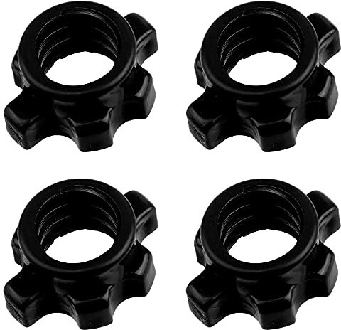 Bumdenuu Set of 4 Dumbbell Bar, Dumbbell Bar, Rotating Screw Dumbbell Weights Weight Lifting Equipment Accessories