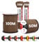 Brotree Paracord 550 4mm 30M 100% Nylon Seil Schnur Typ III mit 7 Stränge für Survival, Outdoor, Armbänder, Hundeleine - Bruchlast 250kg (Apokalypse)
