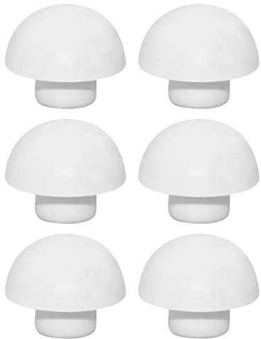 ALLY-MAGIC Toilet WC Seat Buffer Set Toilet Seat Bumper Noise Dampening Bumpers Gasket Toilet Seat Buffer Set Y6-MTGD (White-1)