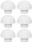 ALLY-MAGIC Toilet WC Seat Buffer Set Toilet Seat Bumper Noise Dampening Bumpers Gasket Toilet Seat Buffer Set Y6-MTGD (White-1)