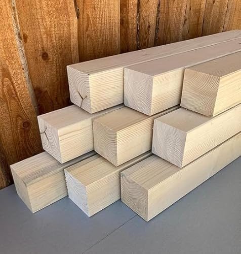 Fichte 10x10cm KVH Nsi gehobelt KANTHOLZ BALKEN SCHALUNG HOLZ BAUHOLZ 240cm LÄNGE (2)