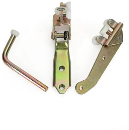 Corredor de rodillo inferior medio superior de puerta corrediza lateral compatible con V-W T4 Transporter 1990-2003, reemplazo para 701843405B 701843436 701843335A