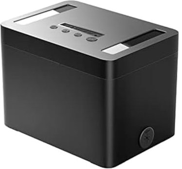 Pyatofly Zeitschloss Box Handyschloss Box mit Schwarz Metall Schloss Container Selbstgesteuerte Zeitfreigabe Sicherheitsspind