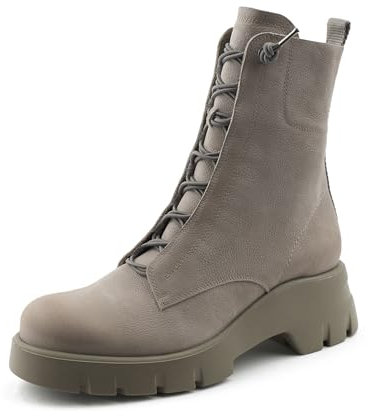 Paul Green Damen Schnürstiefelette, Frauen Schnürstiefeletten,halbstiefel,Kurzstiefel,uebergangsschuhe,uebergangsstiefel,Grau (Gravel),37.5 EU / 4.5 UK