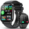 Smartwatch Uomo Donna, Effettua e Risposta Chiamate,1.85 Orologio Smartwatch con SpO2 Cardiofrequenzimetro Contapassi, 112+ Sportive Fitness Tracker, Impermeabile IP68 Smart watch per Android iOS