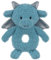 Apricot Lamb Blau Drachen Weiche Plüsch Rassel für Jungen und Mädchen, Plüsch gefüllte Tier Rassel Spielzeug für das Neugeborene, 0-3 Monate, 0-8 Monate und darüber, 17 cm