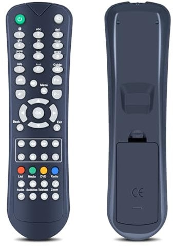 Replacement Remote Control Compatible with SAGEM HD FREESAT TV Recorder TR94-500S DTR94-250S DTR94-320S DS186 DTR94500S DTR94500 DTR6400T DTR6400 DTR64160 DTR67160 DTR67250 DTR67320T DTR500S