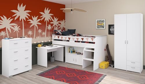 Parisot Kinderzimmer 3-teilig Reverse 11 Weiß