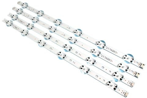 TVAAGHBCBR Ersatzteil for LED-TV-Beleuchtung, kompatibel for LG 49UJ6510-SA 49UJ6517-ZA 49UJ6519-ZA, LED-Hintergrundbeleuchtung, Streifen, Lineal V1749L