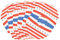 COLLBATH 6 Stk monitor patch Blutzucker Monitor Pflaster Selbstklebende Aufnäher mit USA-Flagge Schweißfeste Patches mit USA-Flagge klettpunkte selbstklebend Flecken Vlies