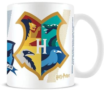 Pyramid International Harry Potter (Checkmate-Crests) Mug - 10Oz / 315Ml Ceramic Mug - One Size