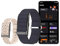 Ovyntremis Outdoor Fitness Smartwatch (nero), con monitoraggio dell'ossigeno nel sangue, della pressione sanguigna, della frequenza cardiaca e del sonno, 127 modalità sportive, compatibile con Android