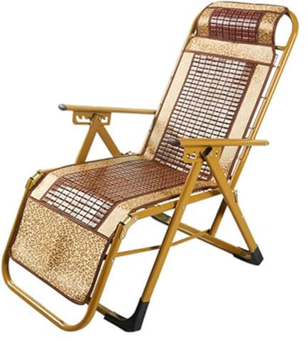 Liegestuhl für den Außenbereich, mit verstellbarer Kopfstütze, breite Sonnenliege für Hof, Camping und Garten
