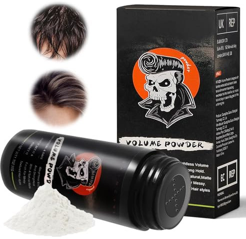 30g Haarpuder Volumen,Stylingpulver,Stylingpuder für Frauen & Männer, Hair-Assist Volumen Puder, Mattem Effekt, Volumen-Haarpuder für Voller Aussehendes Haar,Ohne Öl Oder Fettige Rückstände