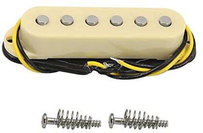 1 micro à bobine unique pour chevalet de guitare 55 mm Alnico 5 aimants 6-7 K pour guitare électrique chevalet pièces micro de guitare