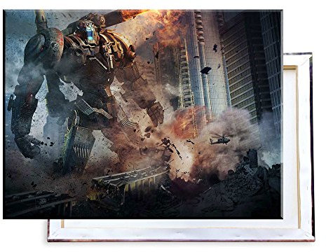 Unified Distribution Pacific Rim - 80x60 cm - Bilder & Kunstdrucke fertig auf Leinwand aufgespannt und in erstklassiger Druckqualität