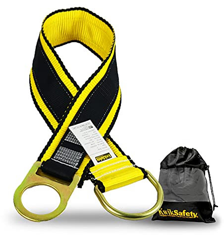 KwikSafety - Charlotte, NC - Gibbon Grip 3 ft Safety Anchor Cross Arm Strap Beam Choker ANSI Fall Arrest System Web Pass Thru Double D Ring Anchorage Sling OSHA Protection Harness Lanyard