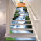 3D Grün Gras Ströme Design Natürlich Landschaft Selbstklebend Treppe Aufsteher Wandmalerei Vinyl Abziehbild Tapezieren Aufkleber 39.3Inch x7.08Inch x 13stücke