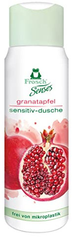 Frosch Senses Granatapfel Sensitiv-Dusche, Duschgel für empfindliche Haut geeignet, pH-hautneutral & vegan, ohne Mikroplastik, Körperpflege, klar, 1er Pack (1 x 300ml)