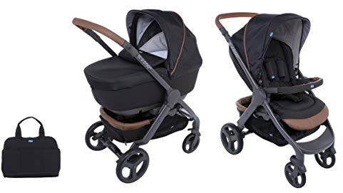 Chicco Duo Stylego Up Crossover (Sportwagen + Kinderwagenaufsatz), pure black