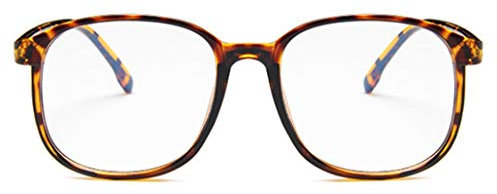 PANGHU Gafas Transparentes Retro Anteojos Lente Claro Gafas Para Mujer y Hombre Unisex, con Cristal Transparente