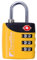 Travel Blue Cadenas Code 3 Chiffres TSA - Cadenas Clé & Cadenas Valise Sûr, Approuvé Par TSA, Métal Zinc & ABS, Facile à Utiliser - Sécurisez Vos Bagages Avec Un Code Secret Unique