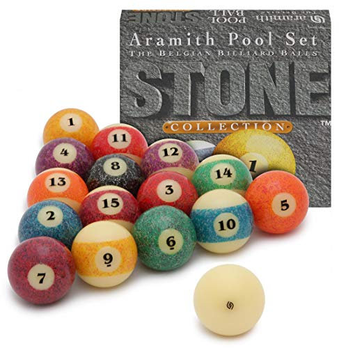 Aramith Stone Billardkugel-Set 5,1 cm Granitoptik