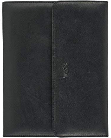 Schreibmappe Ordner A5 mit Abnehmbarer I-Pad-Hülle, Stifthalter u. Reißverschlussvorfach 27,5x19,5x4CM schwarz!!!