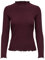 ONLY Women's Onlemma L/S High Neck Noos Jrs Top, Madder Brown, M UK