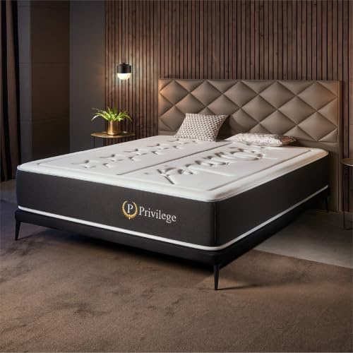 NATURALEX ® | Privilege-madrass 160 x 200 x 30 cm | Hotellkollektion | HR Flerskiktad - Blue Latex - 7 komfortzoner | hög klass | ergonomiskt minnesmärke | stor komfort